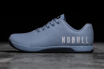 Blue Nobull Steel Blue Men's Trainers | CA T1267C